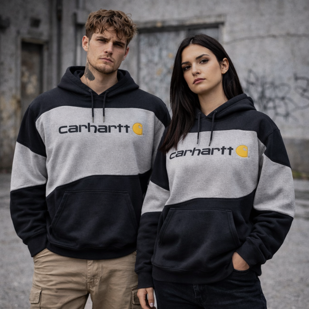 Carhartt Rework/Upcycled Unisex Hoodie - Medium