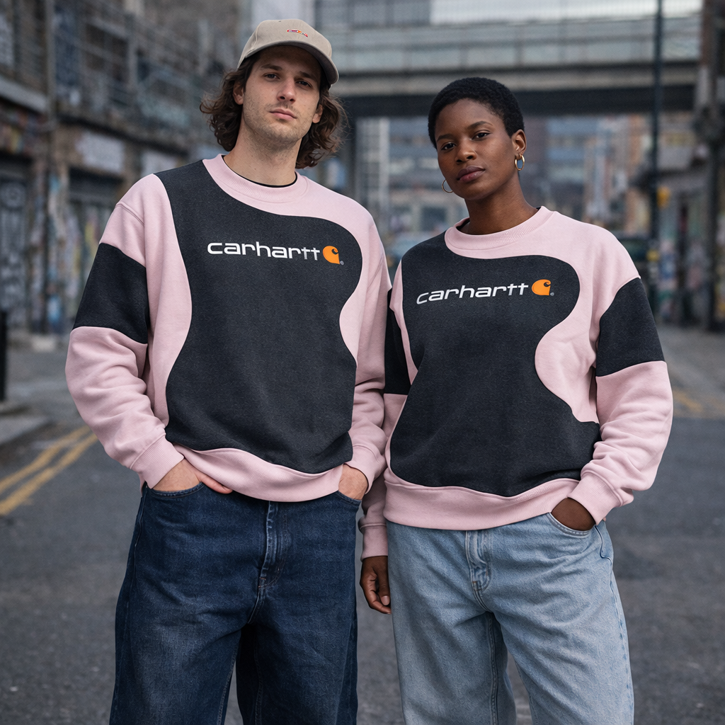 Carhartt Rework/Upcycled Unisex Sweatshirt - Large
