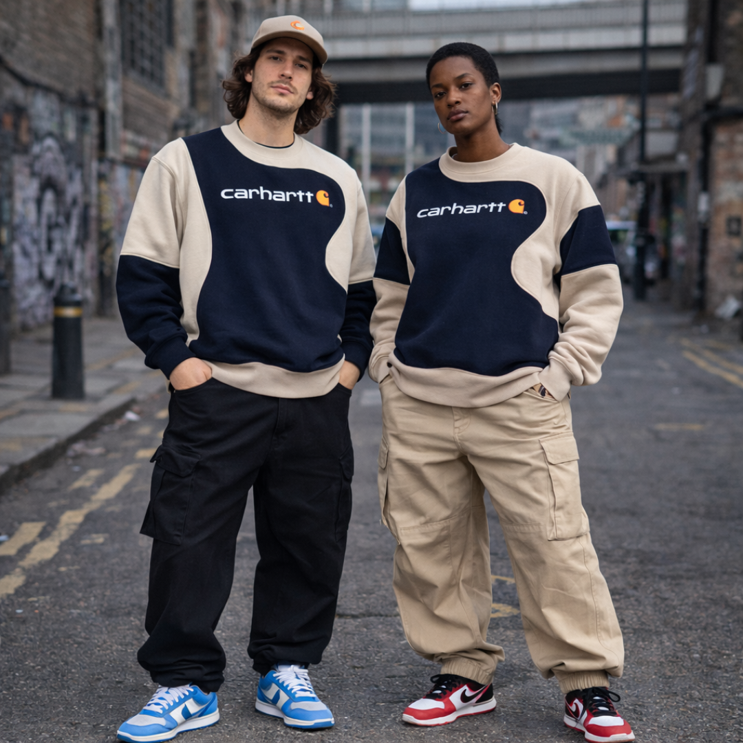 Carhartt Rework/Upcycled Unisex Sweatshirt - Medium