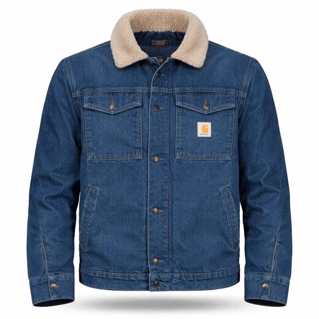 Carhartt Sherpa Lined Heavyweight Denim Jacket - Unisex