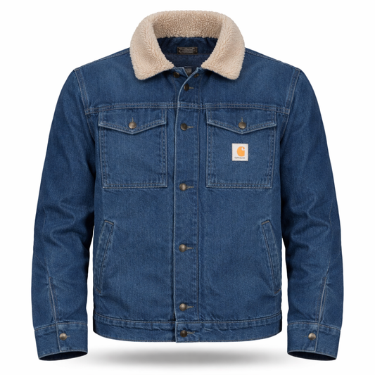 Carhartt Sherpa Lined Heavyweight Denim Jacket - Unisex