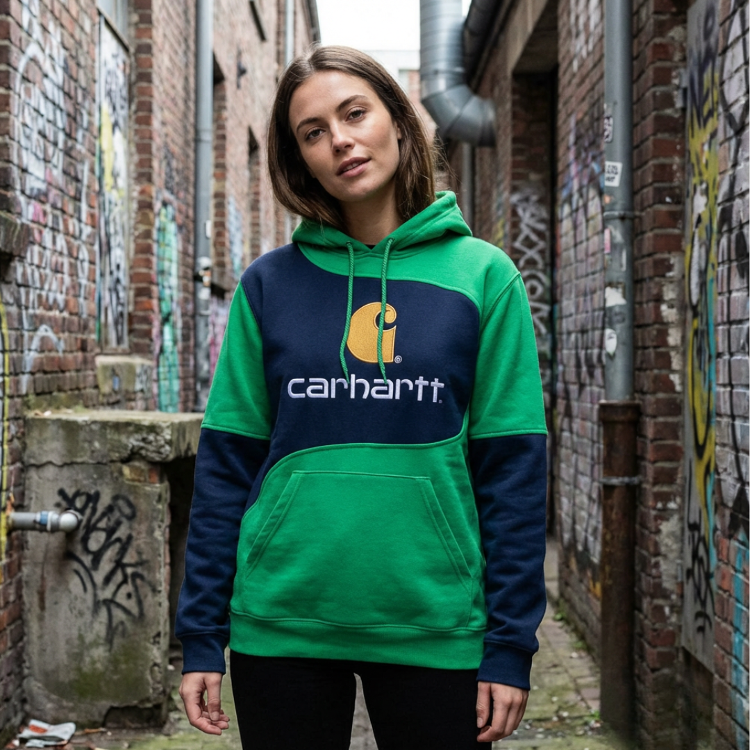 Carhartt Rework/Upcycled Unisex Hoodie - Medium
