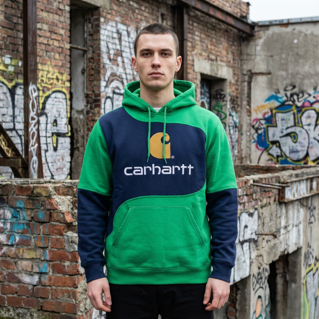 Carhartt Rework/Upcycled Unisex Hoodie - Medium