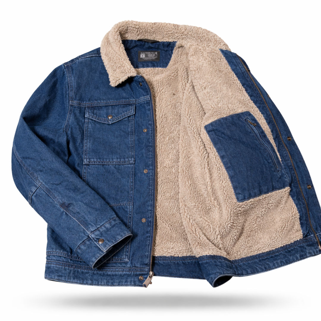 Carhartt Sherpa Lined Heavyweight Denim Jacket - Unisex