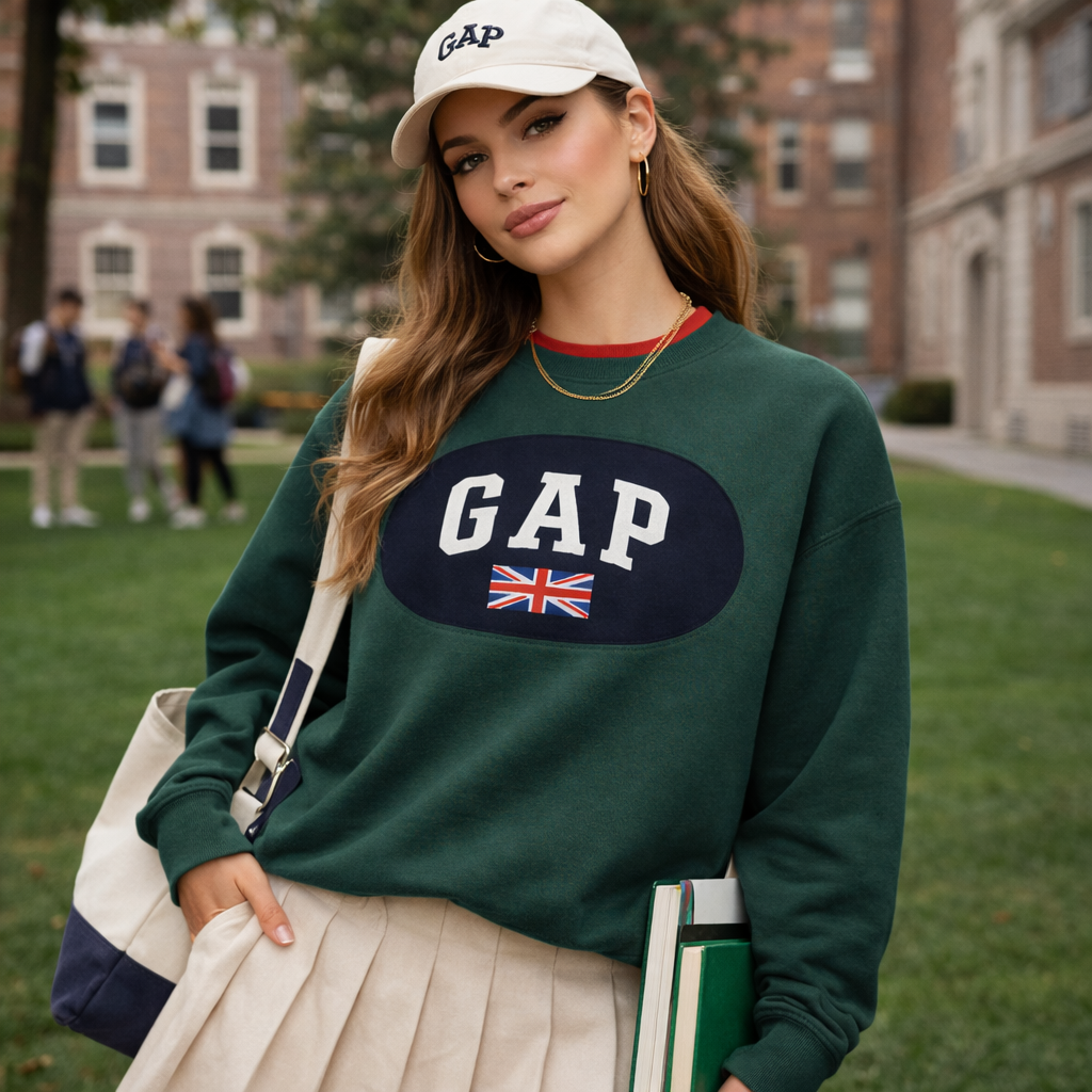 Gap Upcycled/Rework Sweatshirt - Unisex - Medium