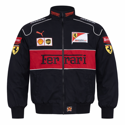 Retro Style Ferrari NASCAR Racing Jacket - Unisex