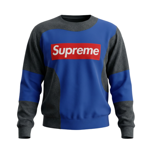 Supreme Rework/Upcycled Unisex Sweatshirt - XL